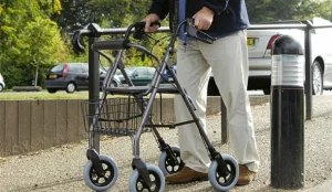 Walking with a Rollator