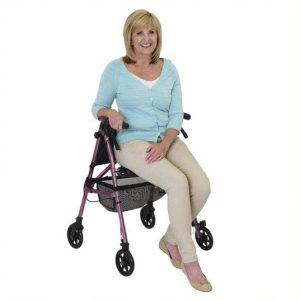 rollator with seat